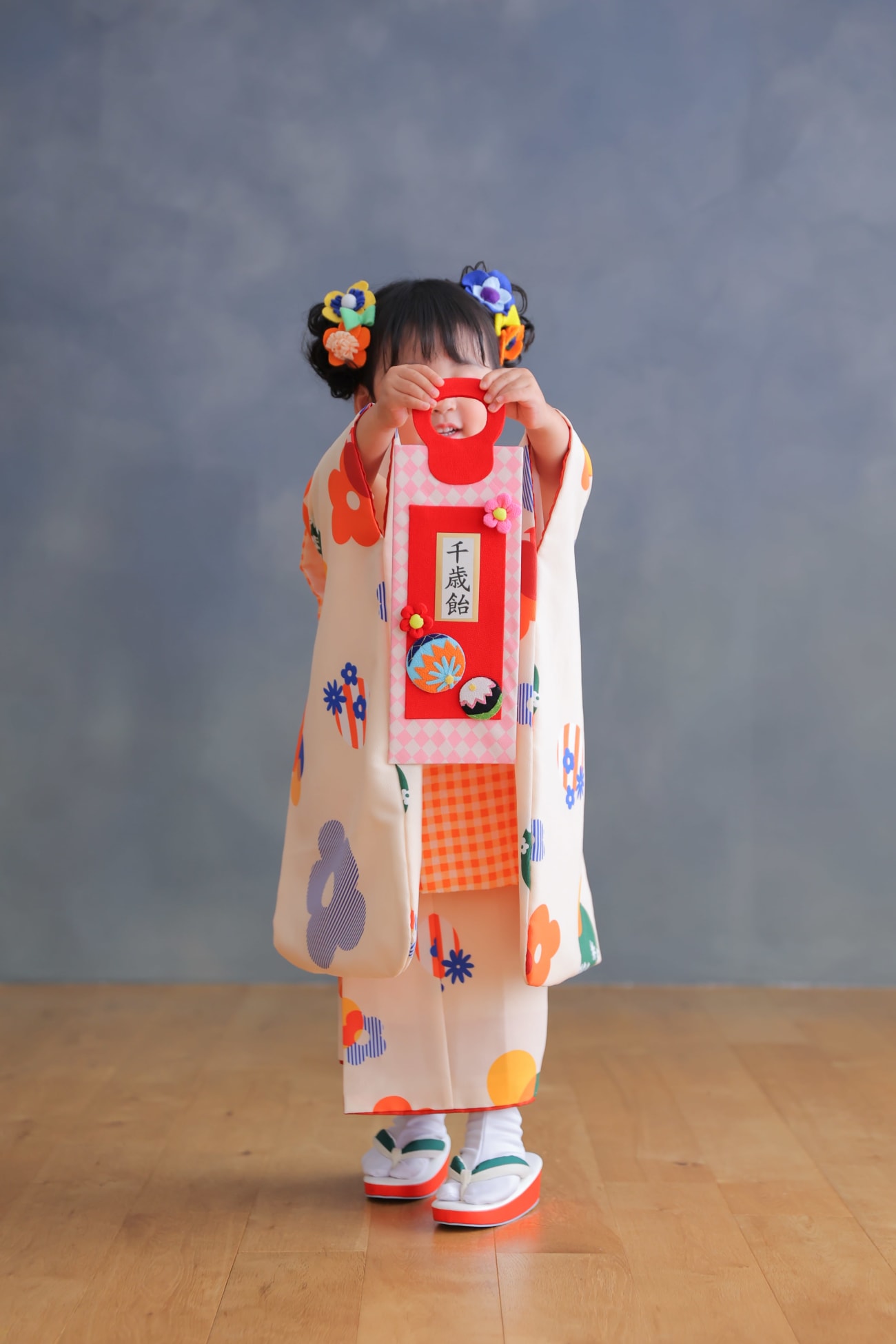 定番の千歳飴ショットで...📸