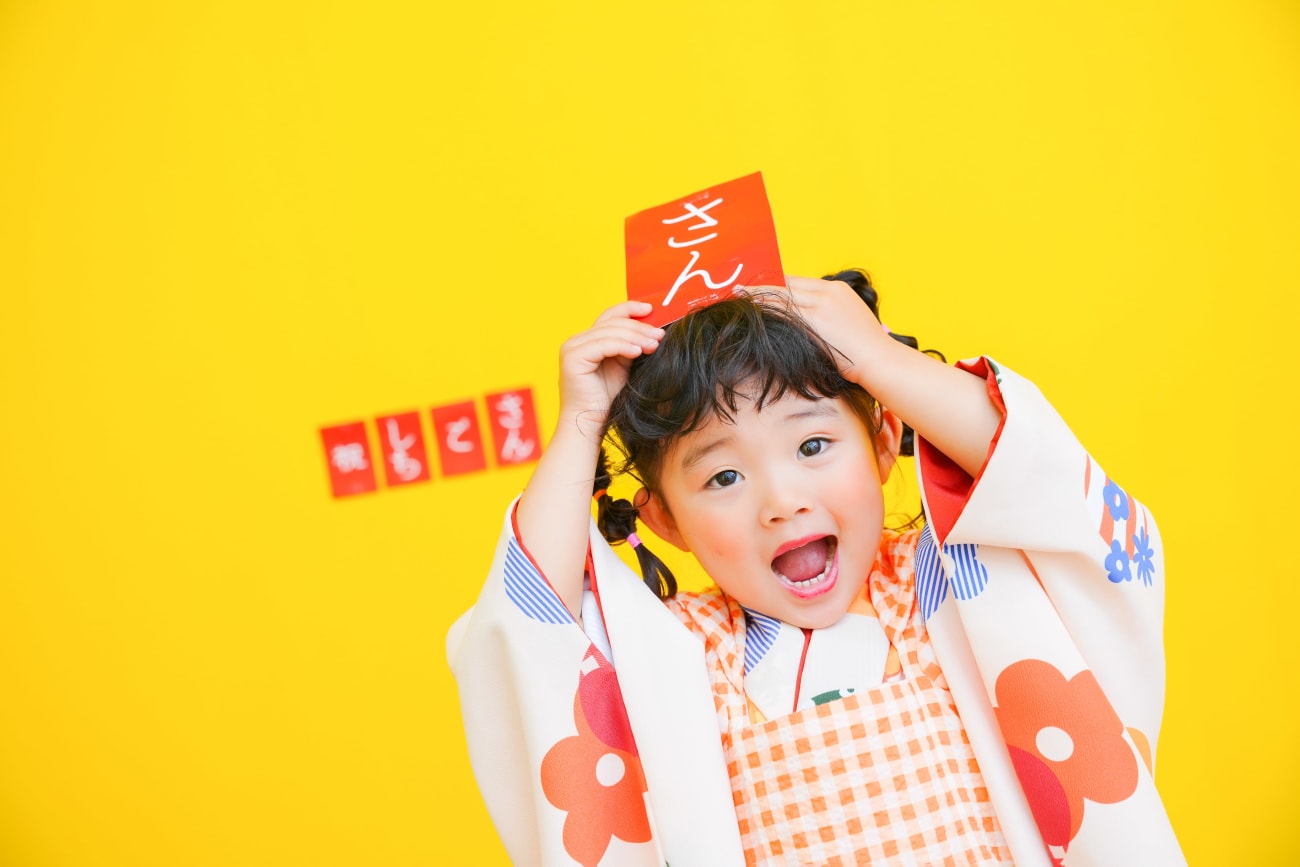 3歳さんらしいお写真も！