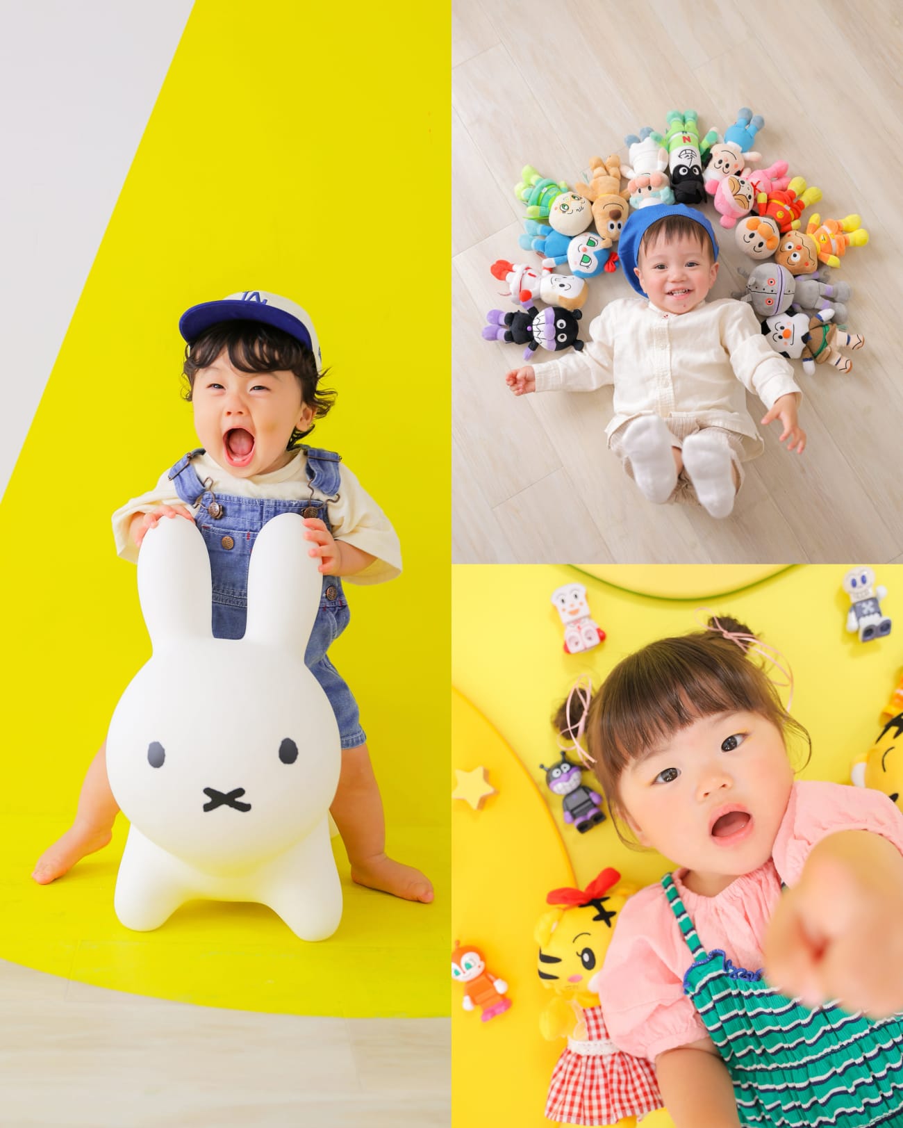 慣れないスタジオでも安心！いつもの大好きなおもちゃ🧸