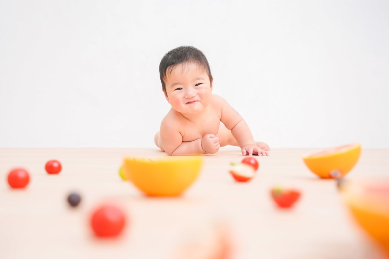 たくさんのフルーツと一緒に🍊🍓🍇🍎