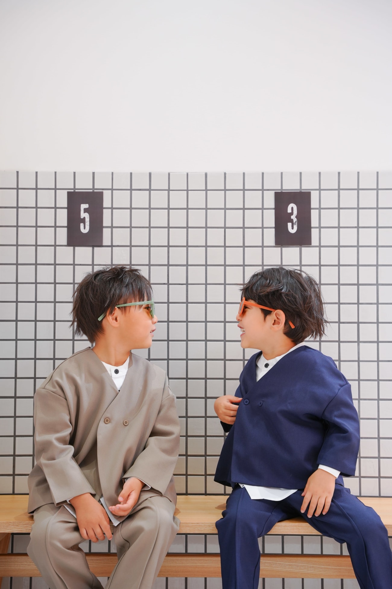 兄弟お揃いで、、⭐️