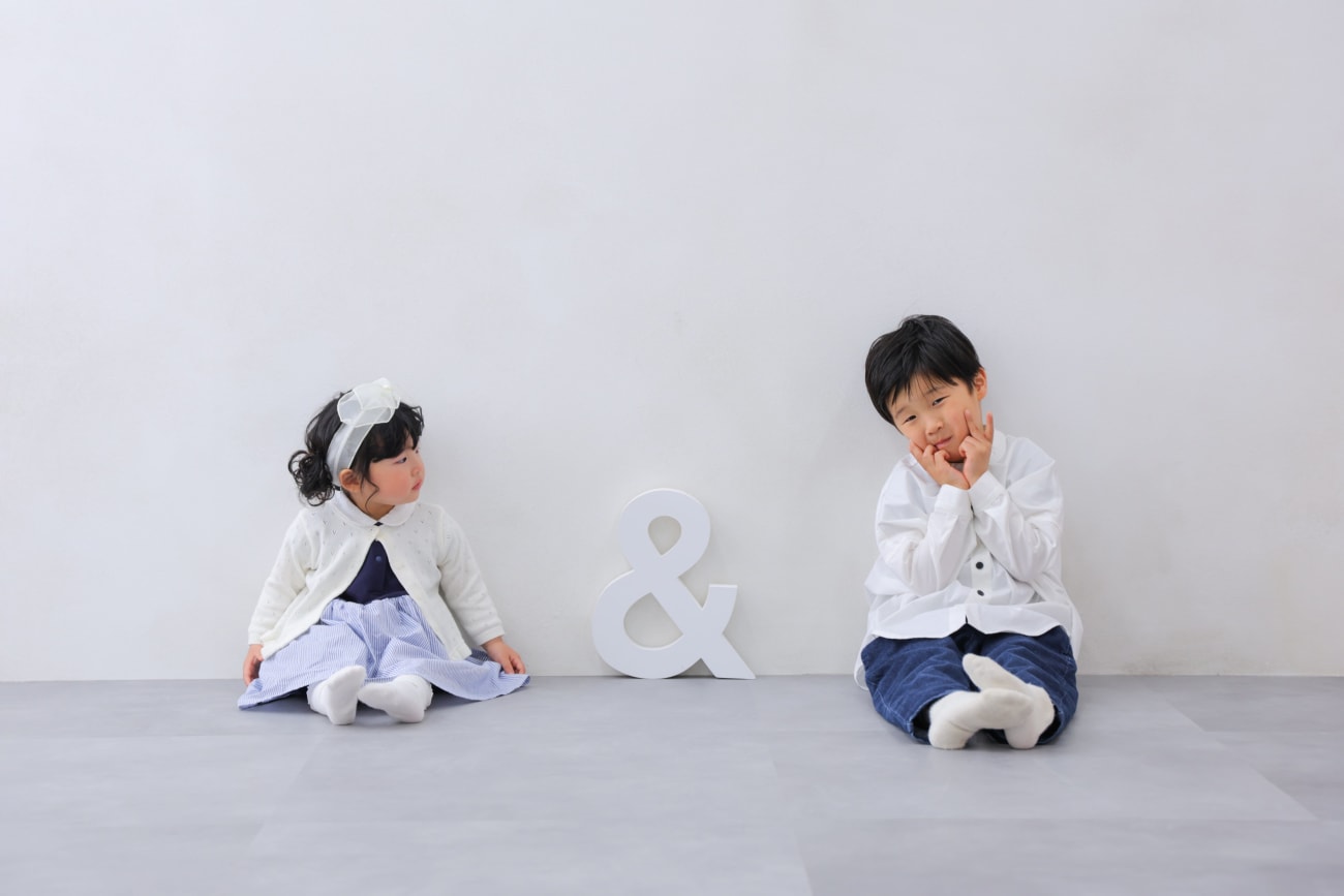 お兄ちゃんの真似っこ✨