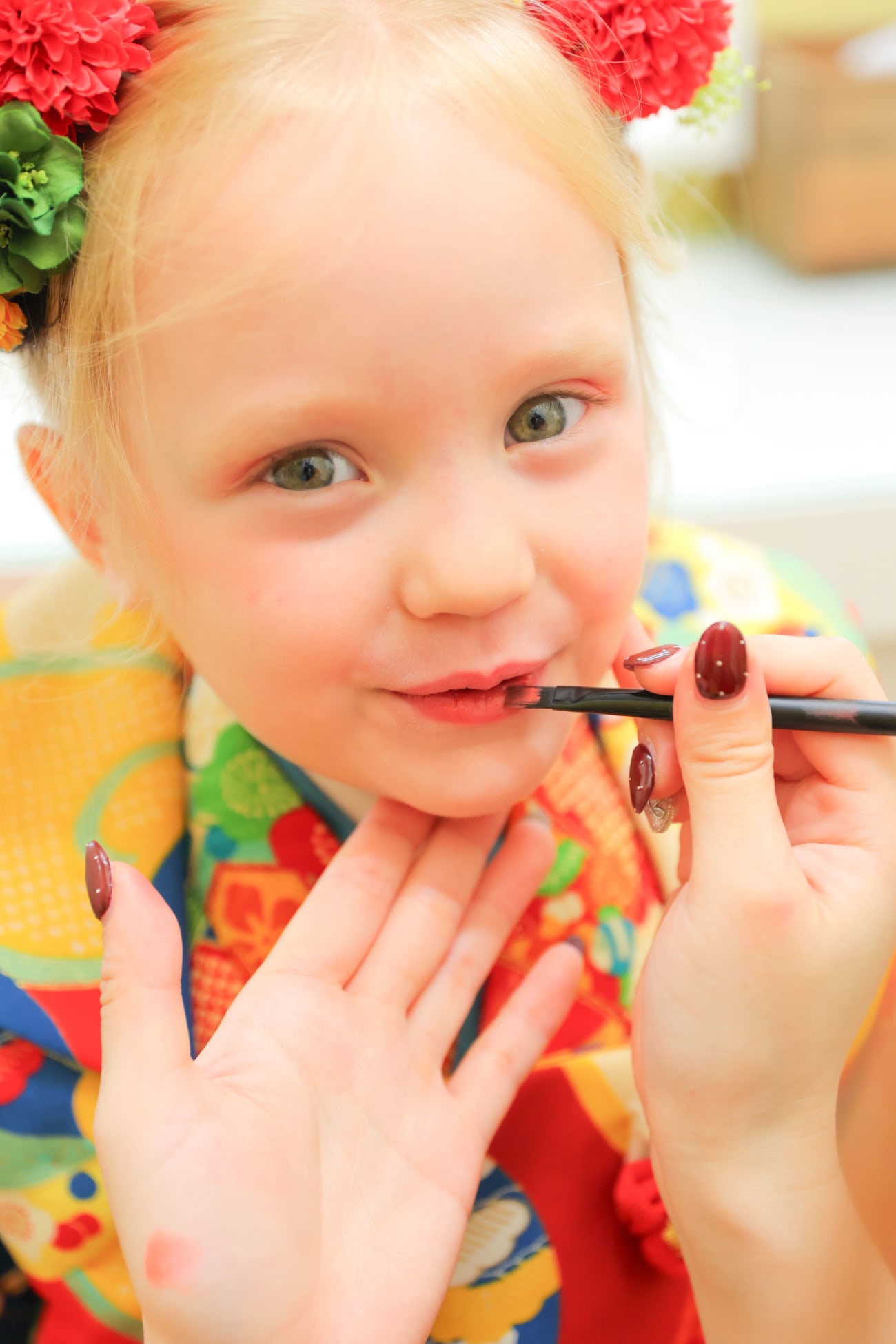 まずはお支度シーンから💄