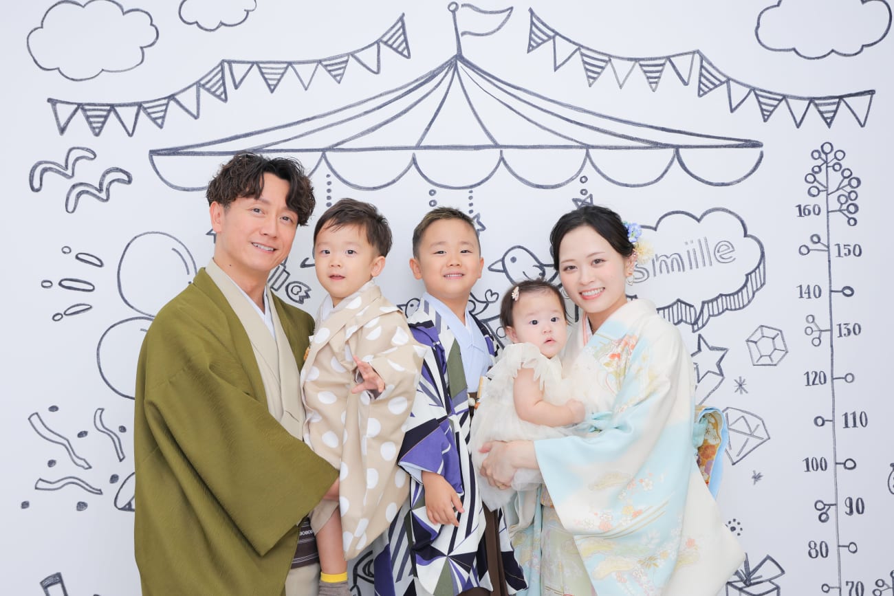 家族みんなでお着物👘