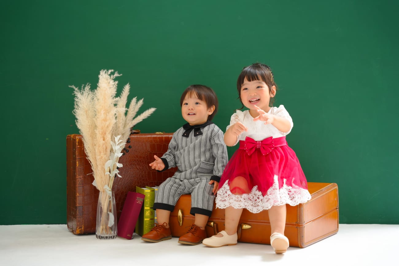 お着物で撮った後は👗