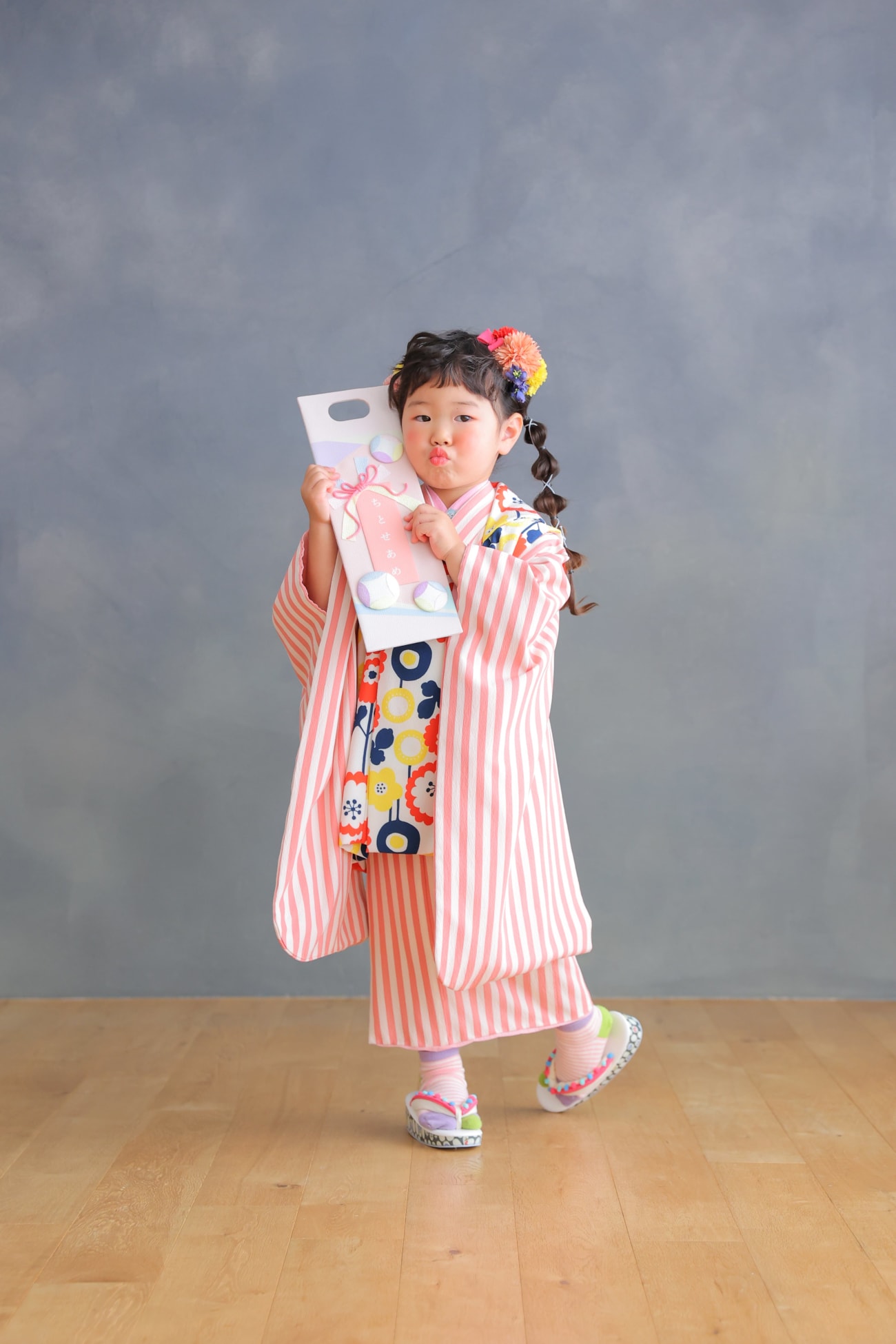 まずは千歳飴ショットから！