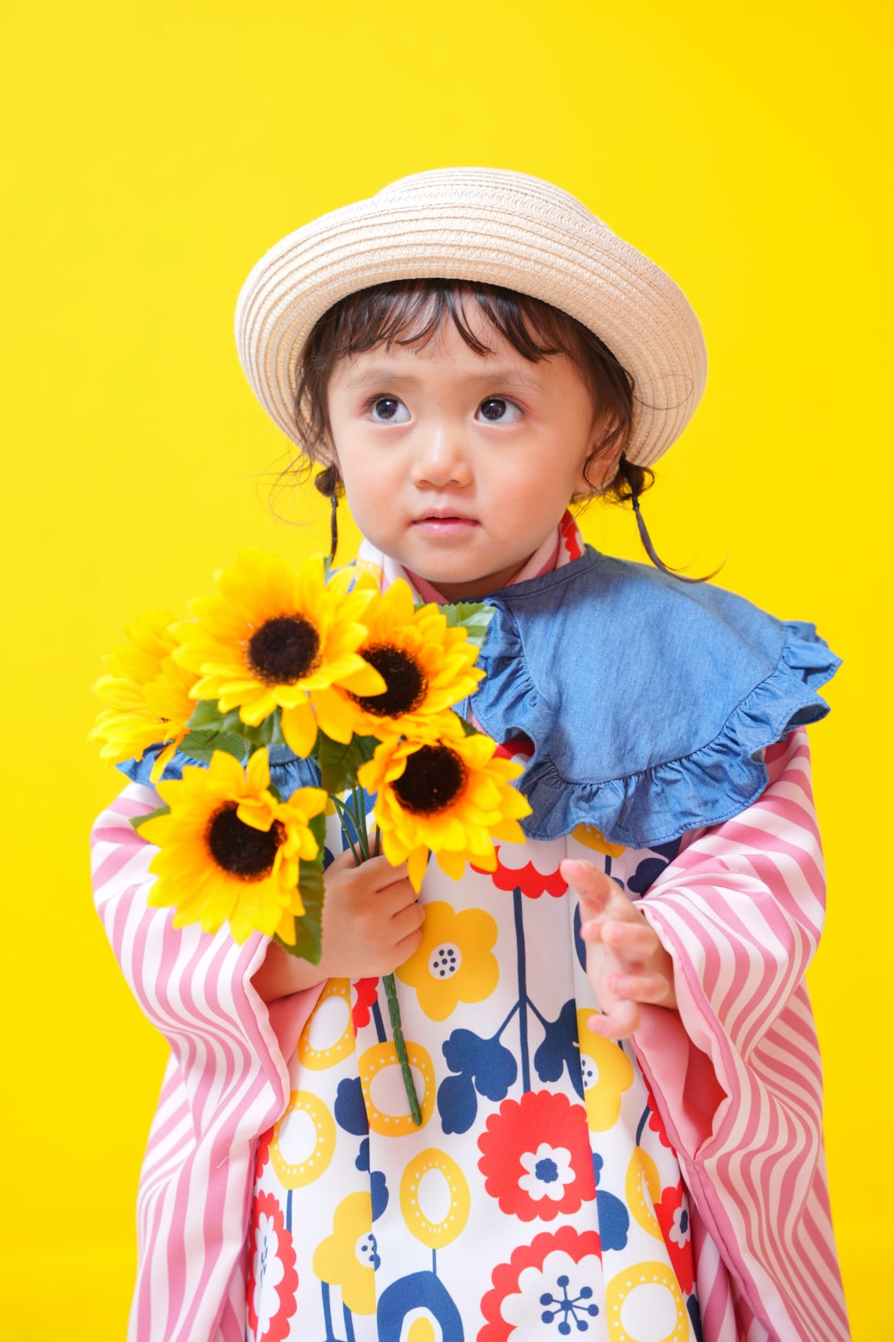 ひまわりと一緒に🌻🧡