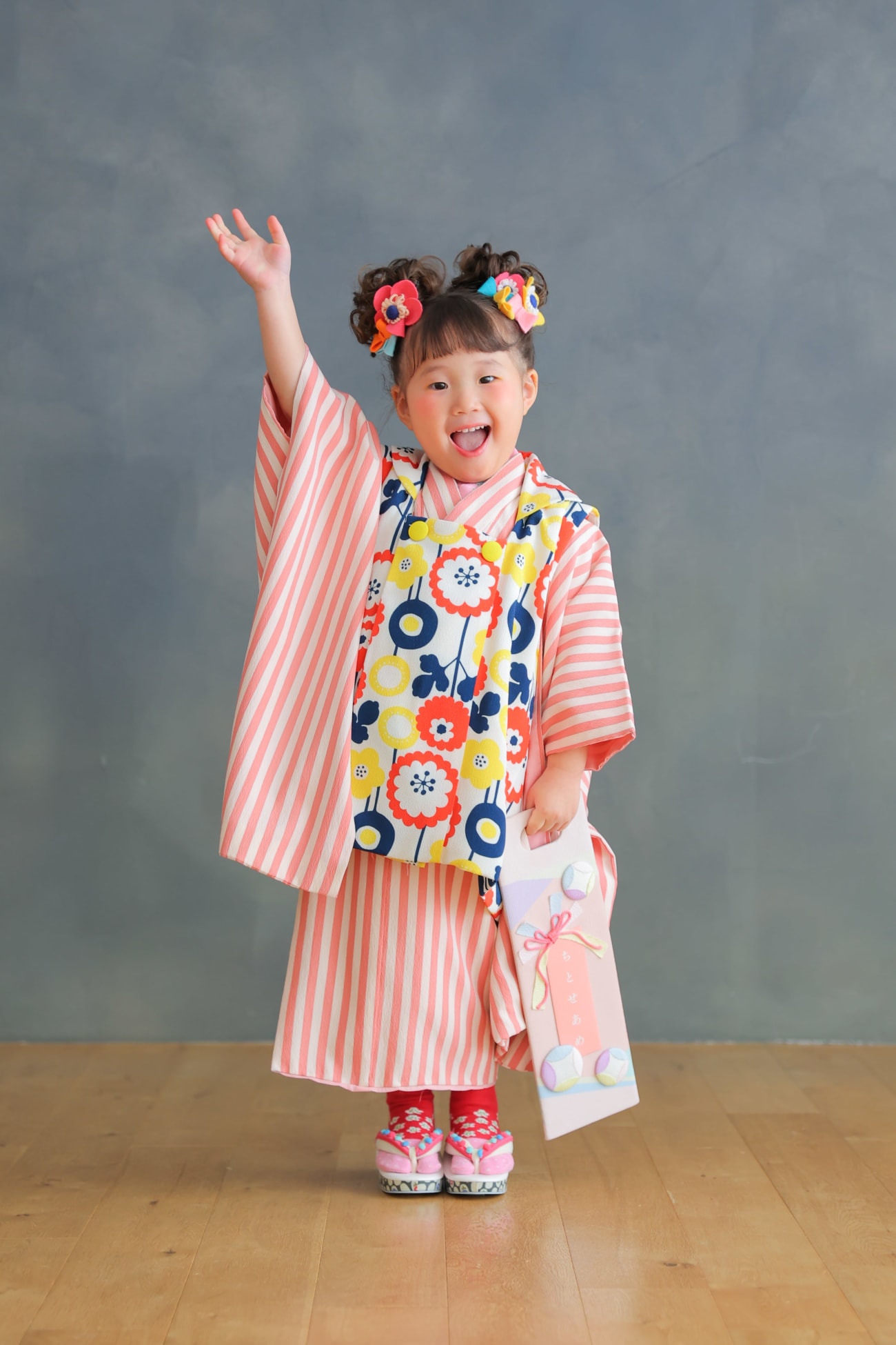 千歳飴を持ったショット📸