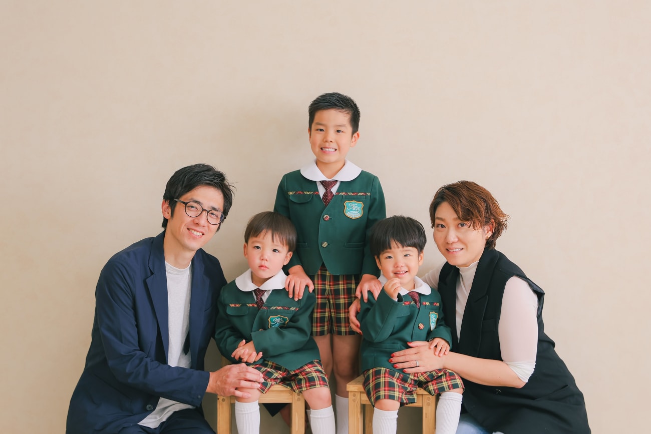 家族ショットもしっかり撮れます！