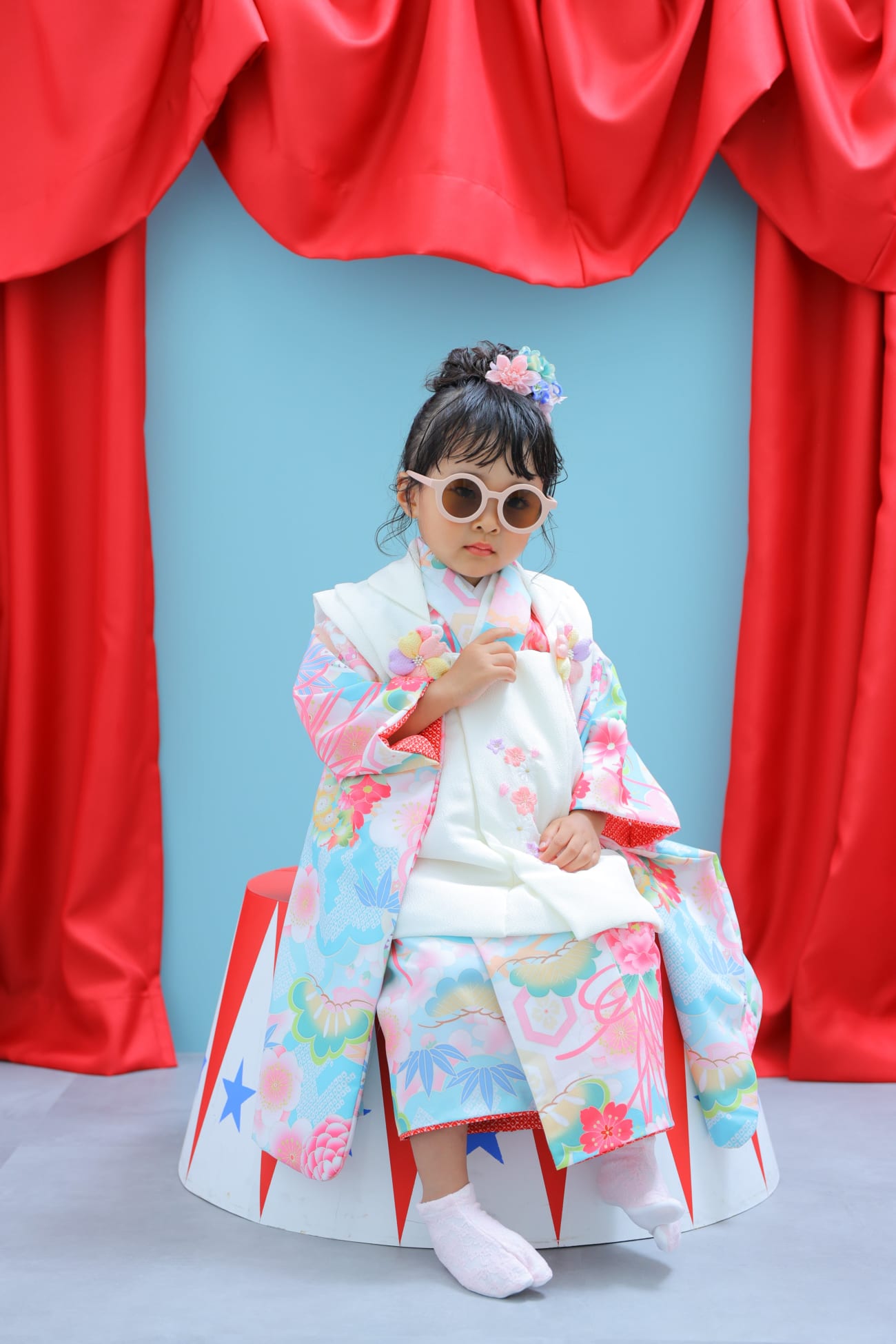 サングラスをかけて！！