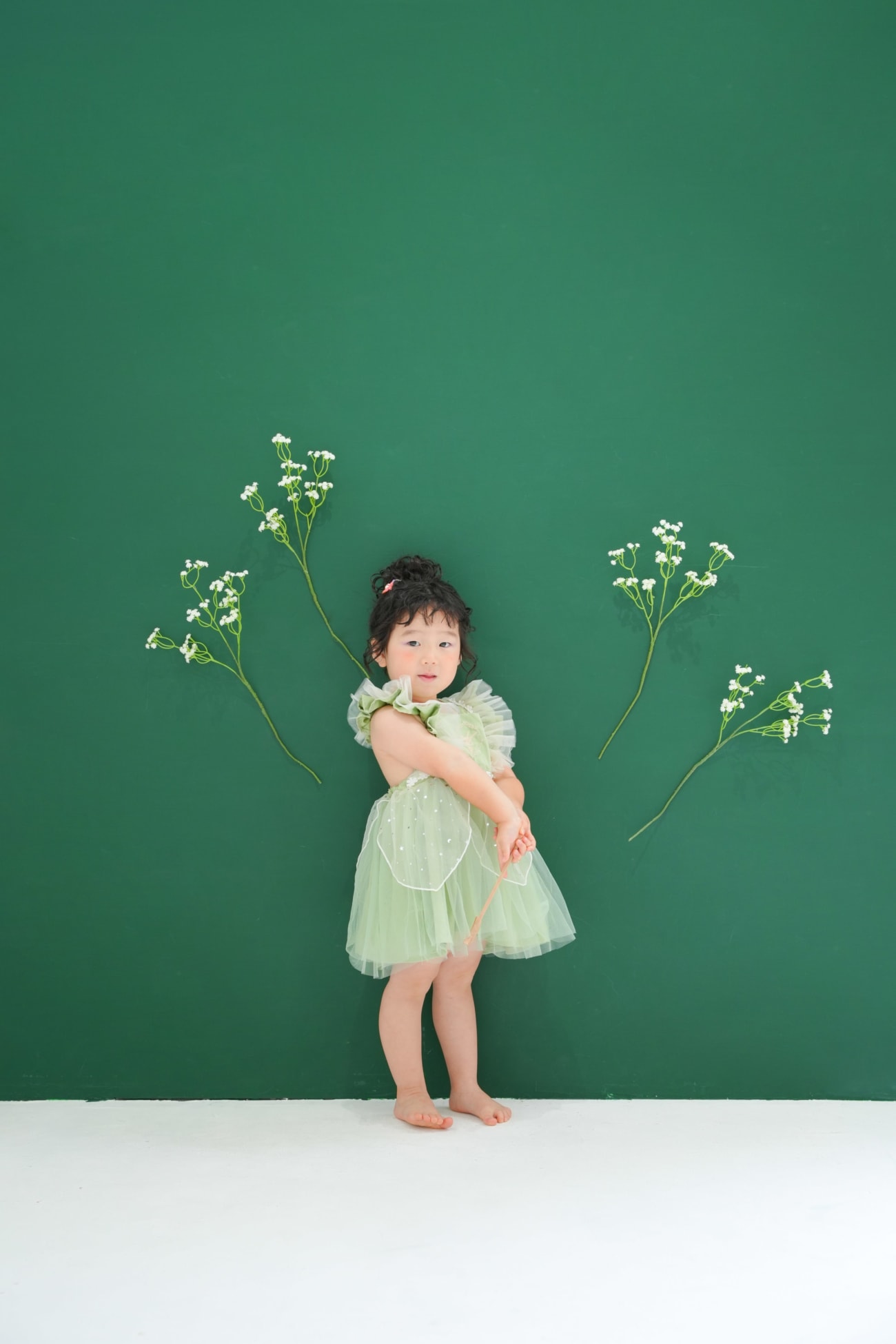 可愛いドレスに着替えて❤️