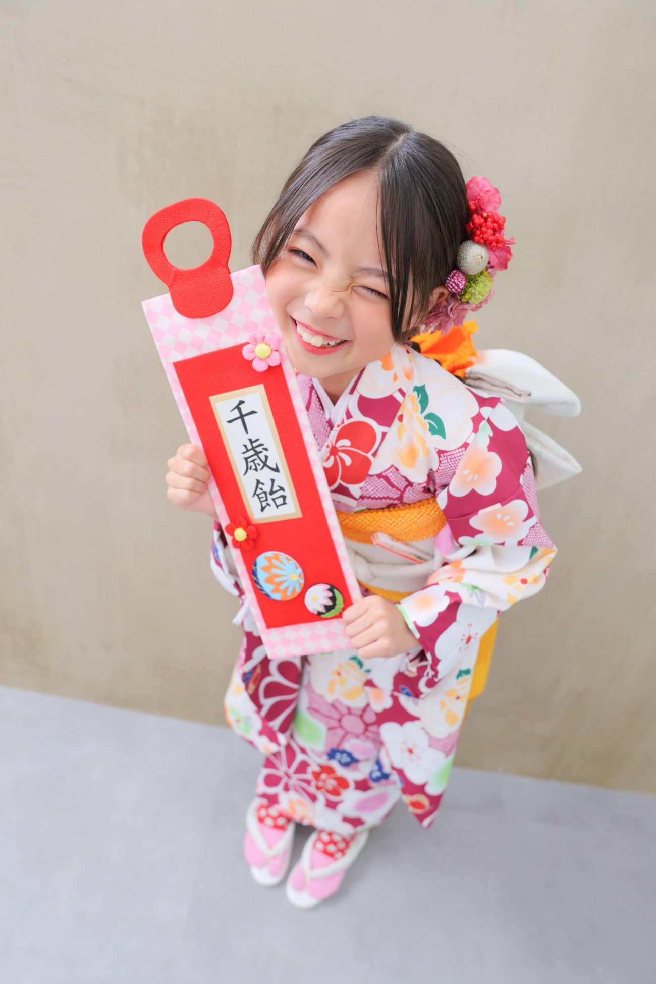 それぞれの千歳飴ショット🍭