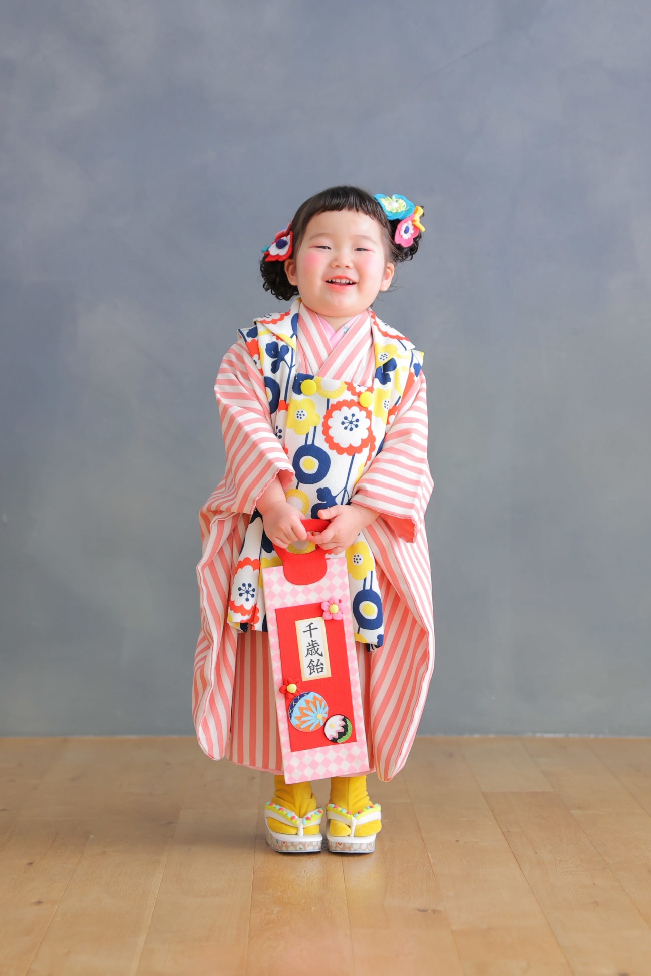 妹ちゃんの七五三ショット📸🩷