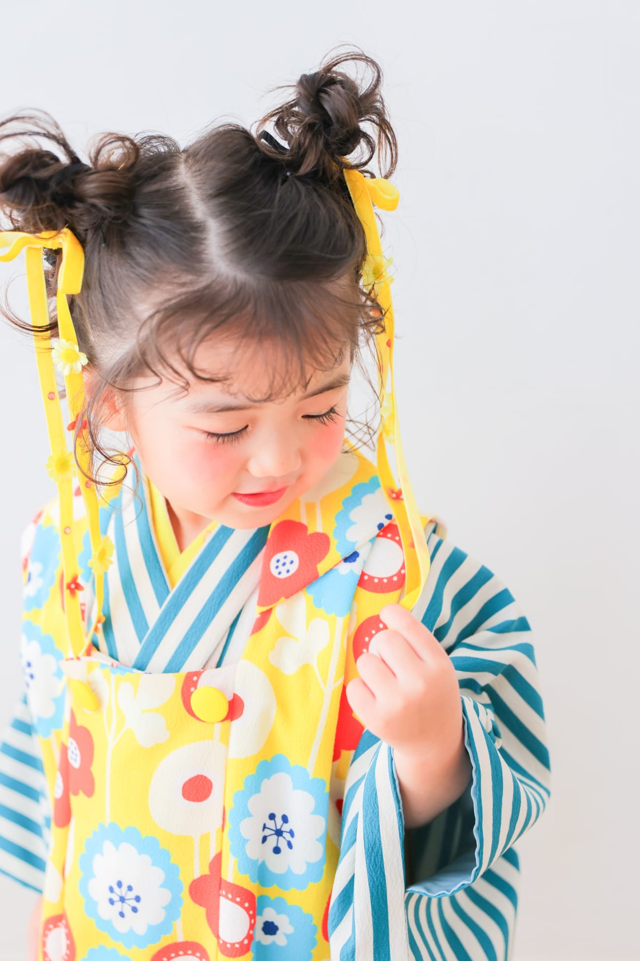 💛ベルベットリボンヘアピン