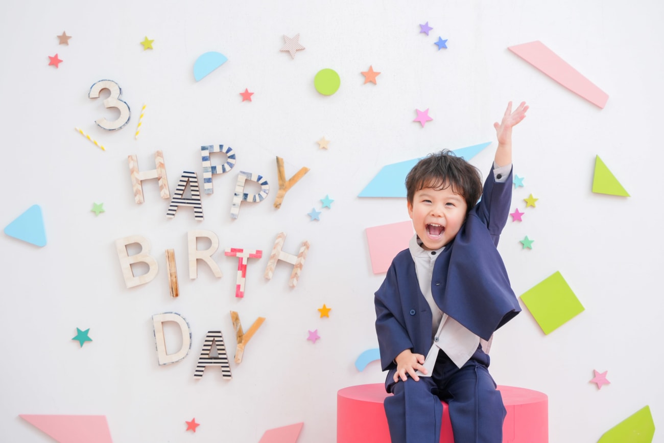 お誕生だからポップに！可愛く！