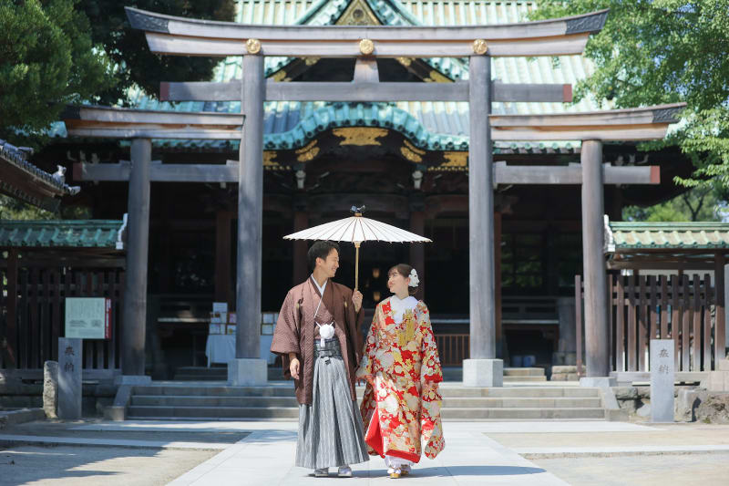 牛嶋神社で『フォトウェディング』を撮影すると♪