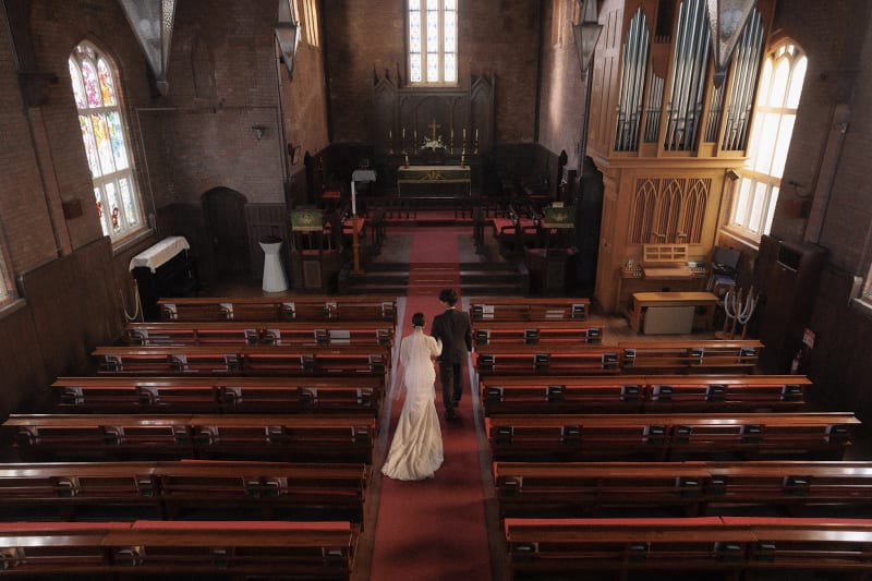 川口基督教会で『フォトウェディング』を撮影すると♪