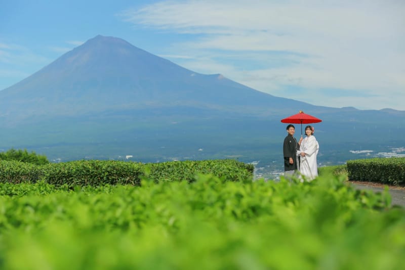 富士山周辺で『フォトウェディング』を撮影すると♪