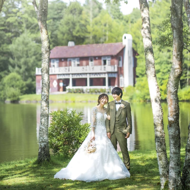 軽井沢タリアセンで『フォトウェディング』を撮影すると♫