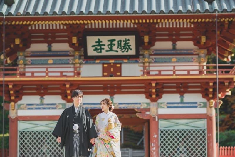 勝尾寺で『フォトウェディング』を撮影すると♪