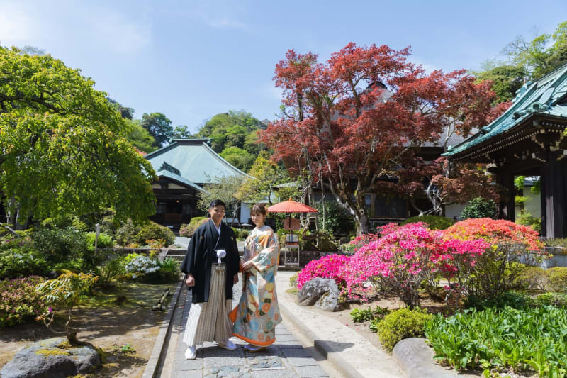 海蔵寺で『フォトウェディング』を撮影すると♪