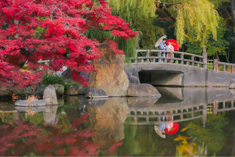 鶴舞公園で『フォトウェディング』を撮影すると♪