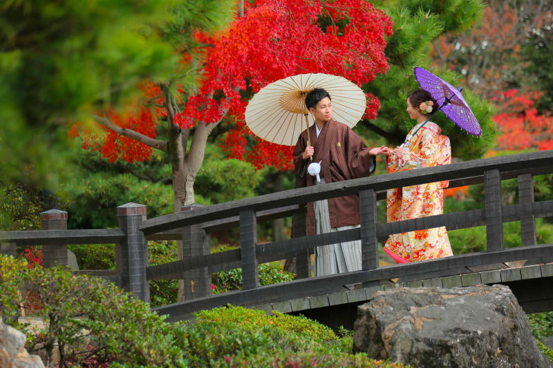 白鳥庭園で『フォトウェディング』を撮影すると♪