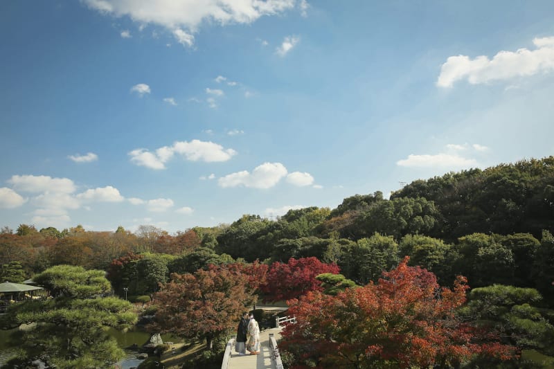 大仙公園で『フォトウェディング』を撮影すると♪