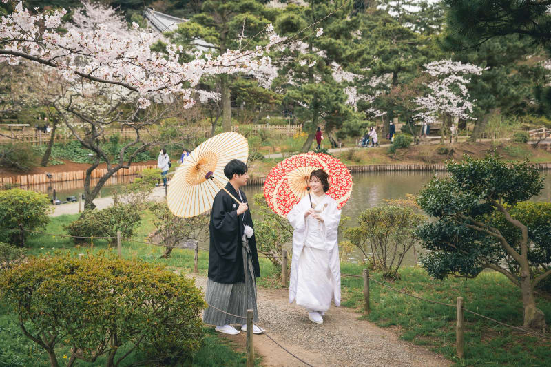 三溪園で『フォトウェディング』を撮影すると♪