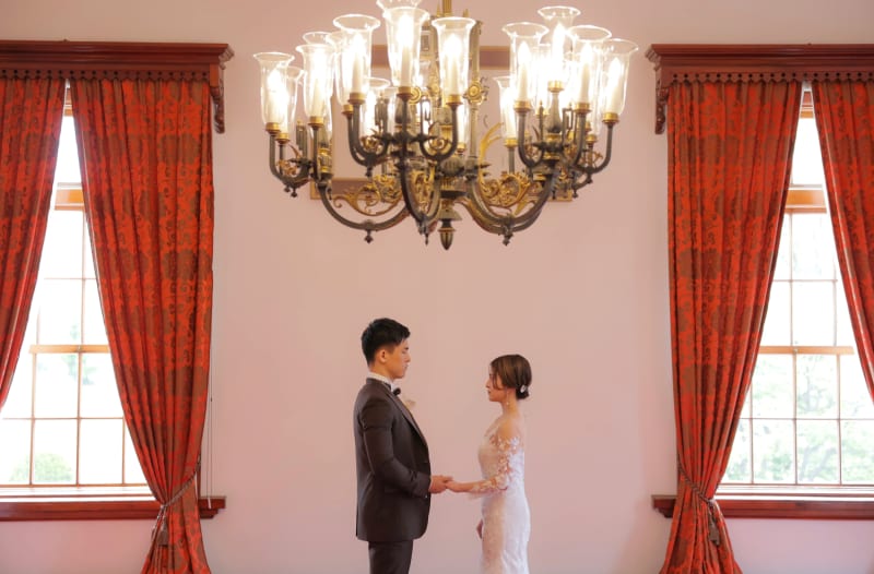 豊平館で『フォトウェディング』を撮影すると♪