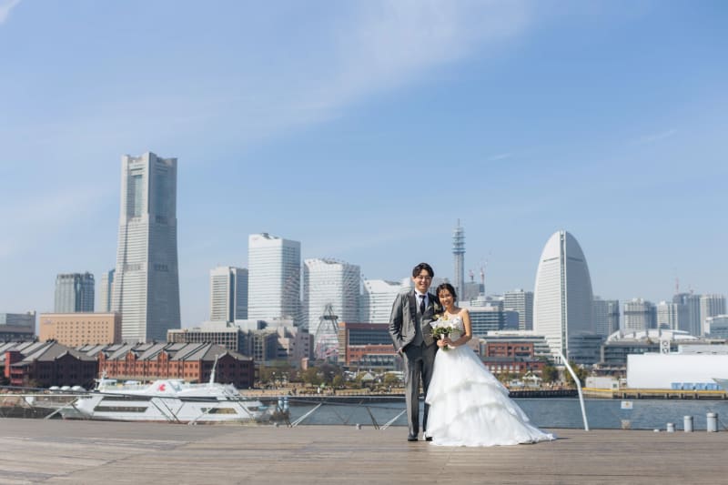 横浜大さん橋で『フォトウェディング』を撮影すると♪