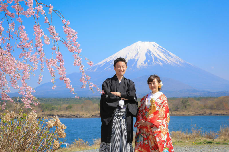 富士五湖で『フォトウェディング』を撮影すると♫