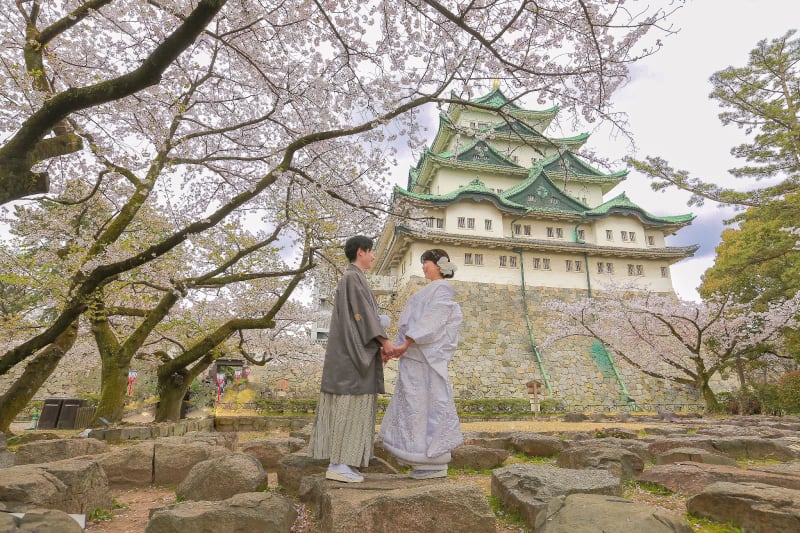 名古屋城で『フォトウェディング』を撮影すると♪