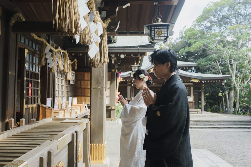 検見川神社で『フォトウェディング』を撮影すると♪