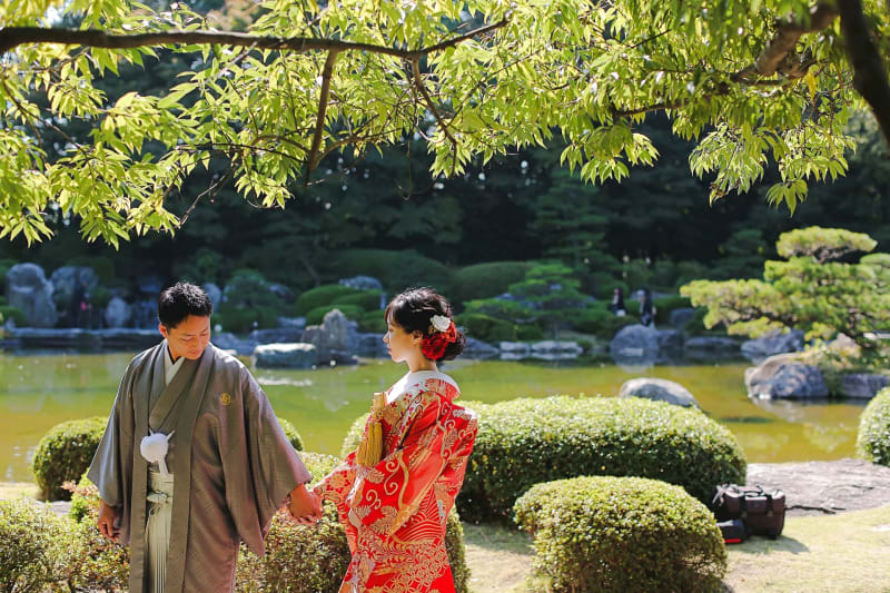 大濠公園で『フォトウェディング』を撮影すると♪