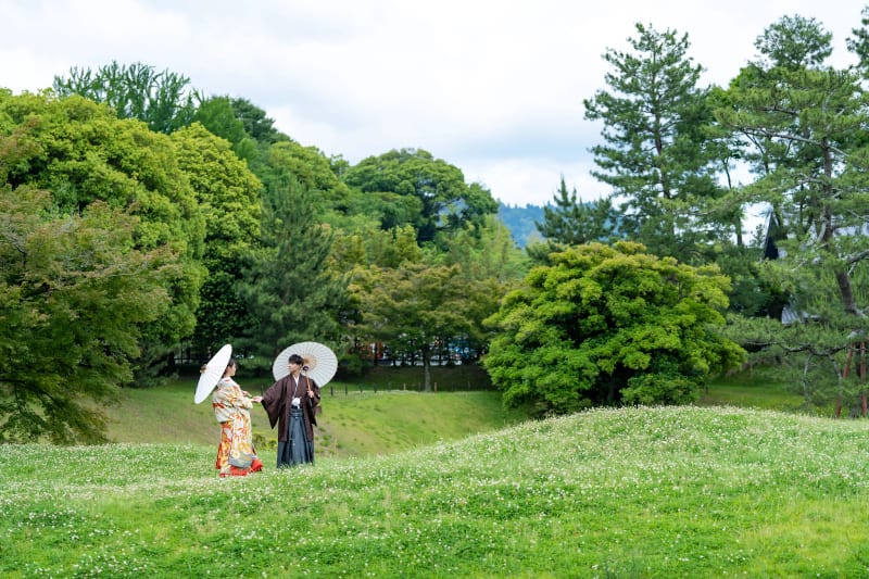 旧大乗院庭園で『フォトウェディング』を撮影すると♪