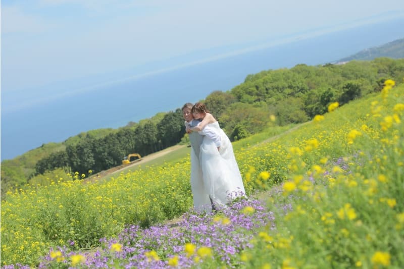 あわじ花さじきで『フォトウェディング』を撮影すると♪