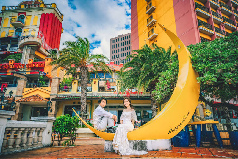 美浜アメリカンビレッジで『フォトウェディング』を撮影すると♪