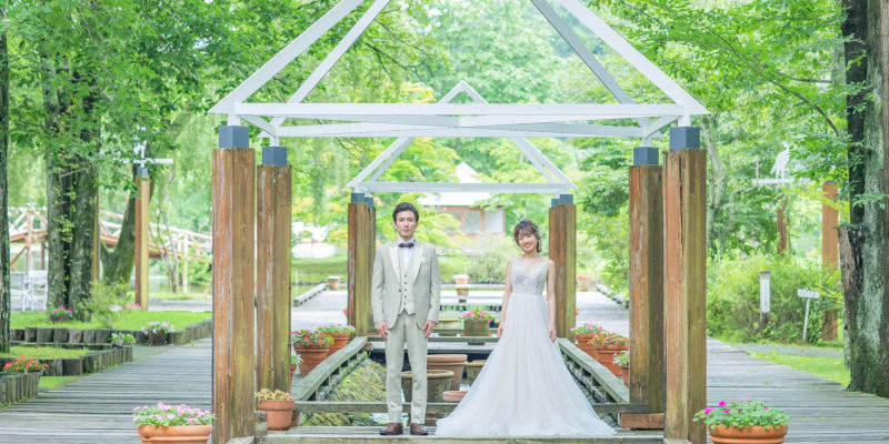 軽井沢タリアセンで『フォトウェディング』を撮影すると♫