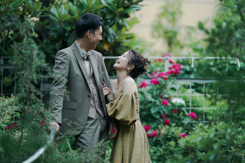 パークスガーデで『フォトウェディング』を撮影すると♪