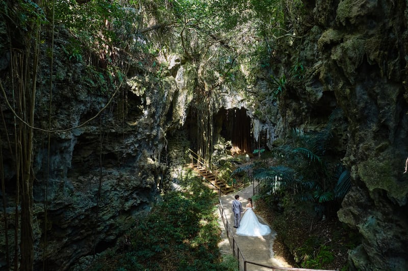 ガンガラーの谷で『フォトウェディング』を撮影すると♪