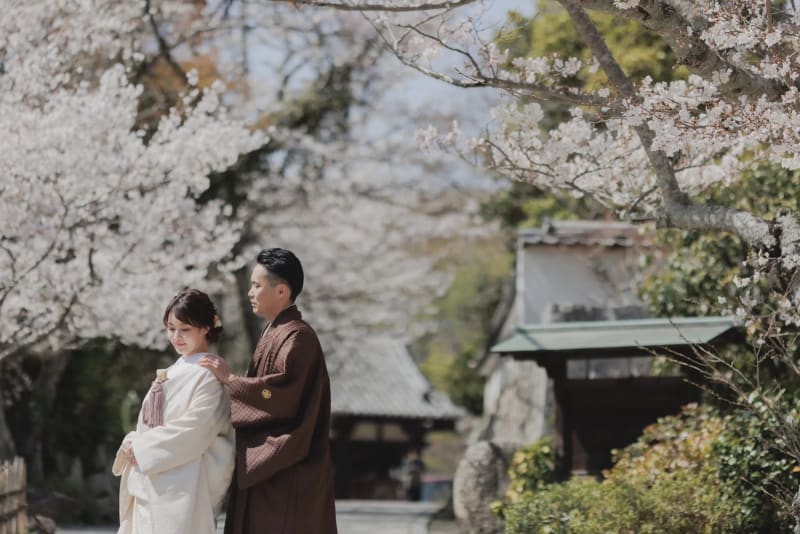 太山寺で『フォトウェディング』を撮影すると♪