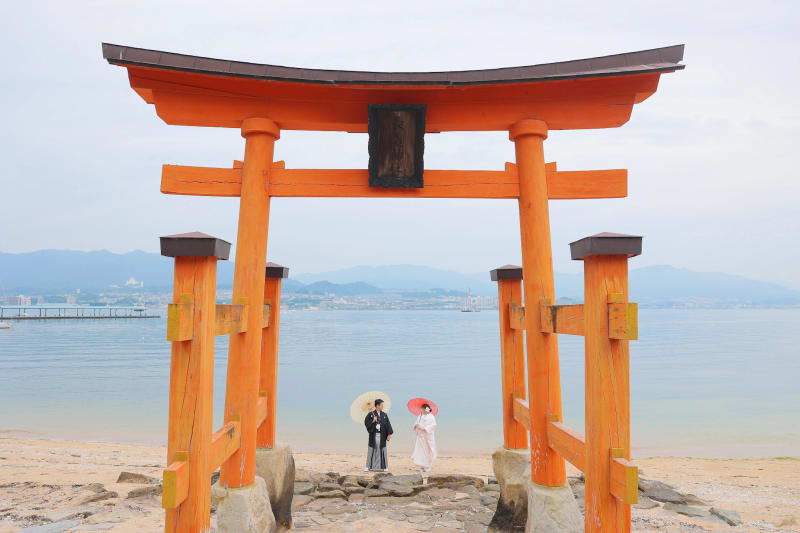 宮島で『フォトウェディング』を撮影すると♪