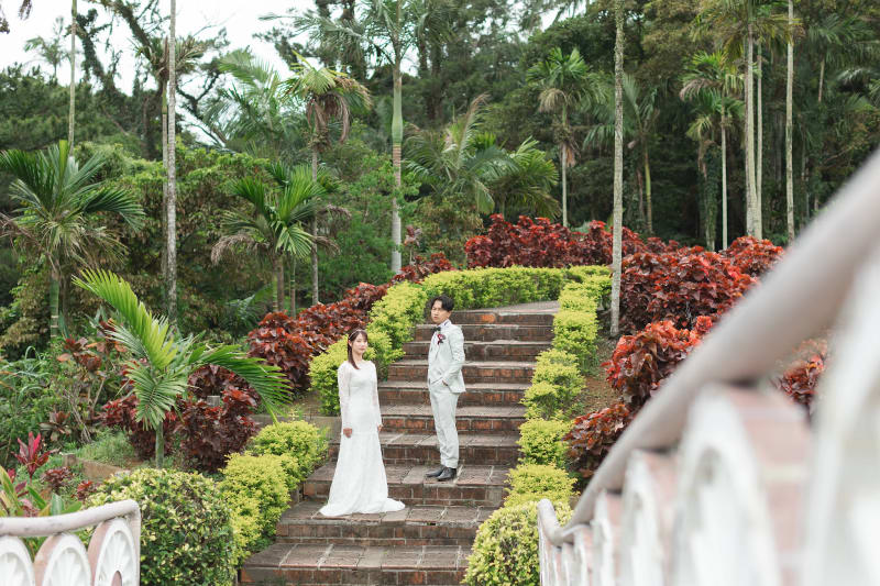 東南植物楽園で『フォトウェディング』を撮影すると♪