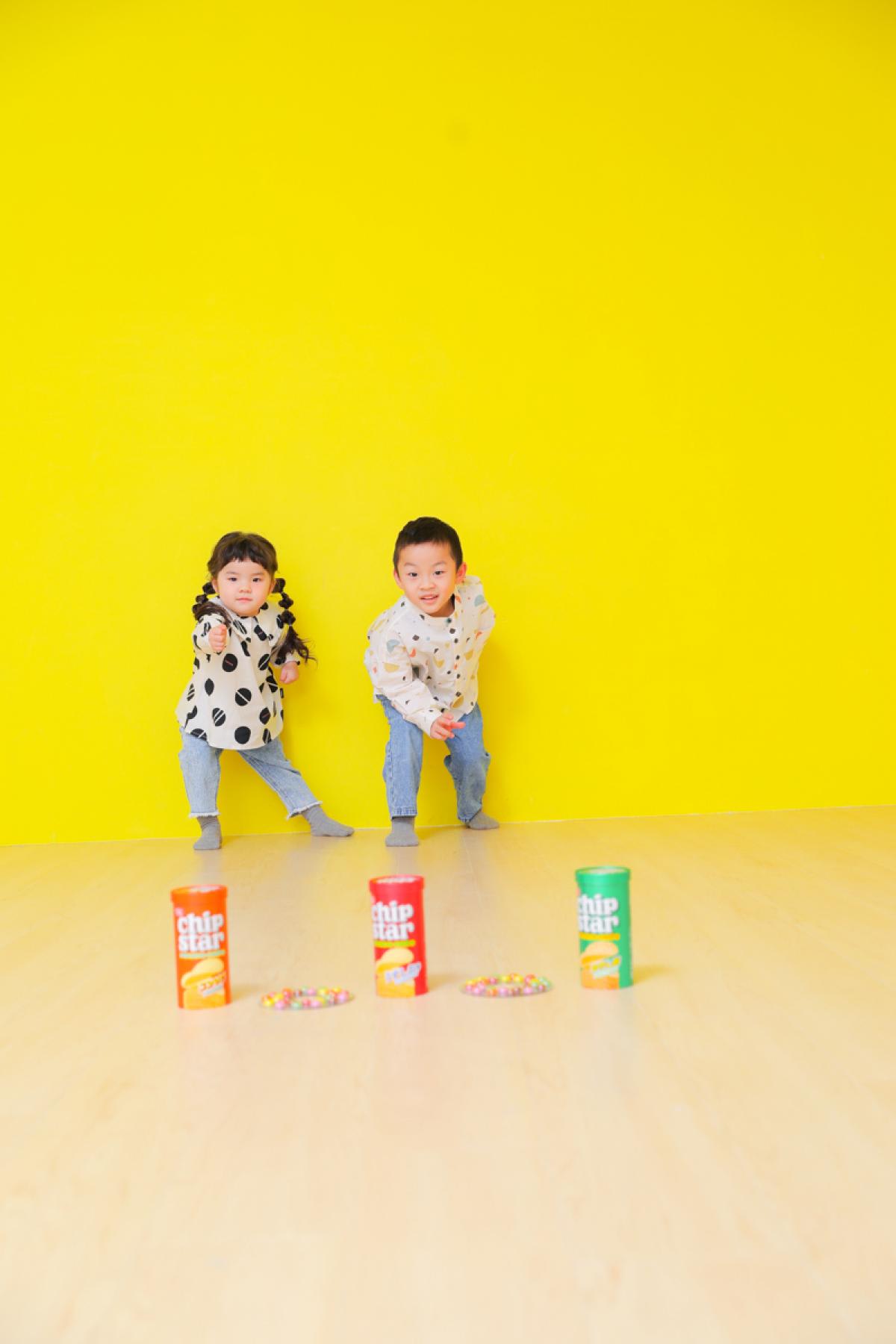 兄弟撮影　カラフル　キッズフォトスタジオ　ハピスタ