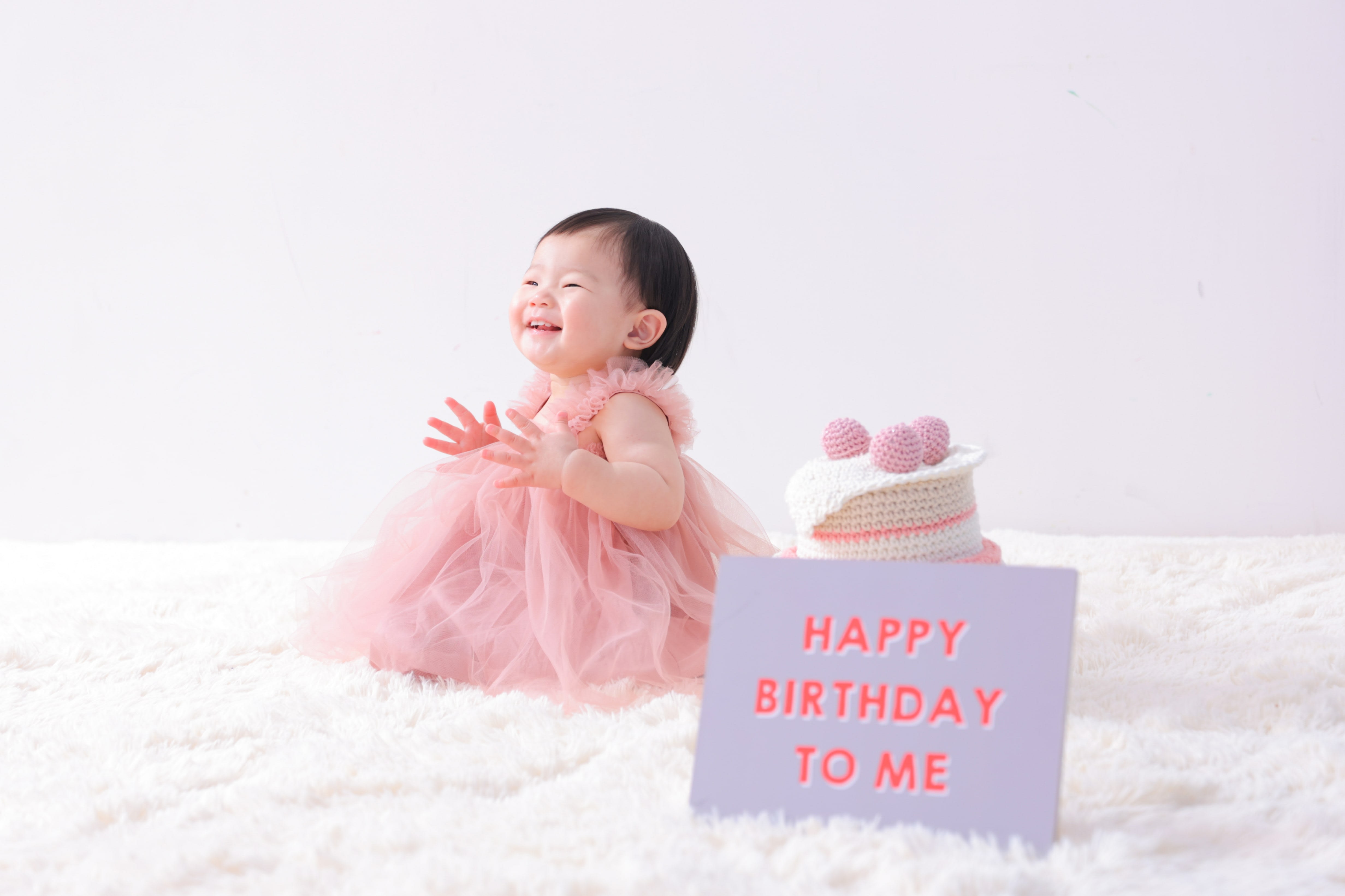 1歳女の子　1歳誕生日