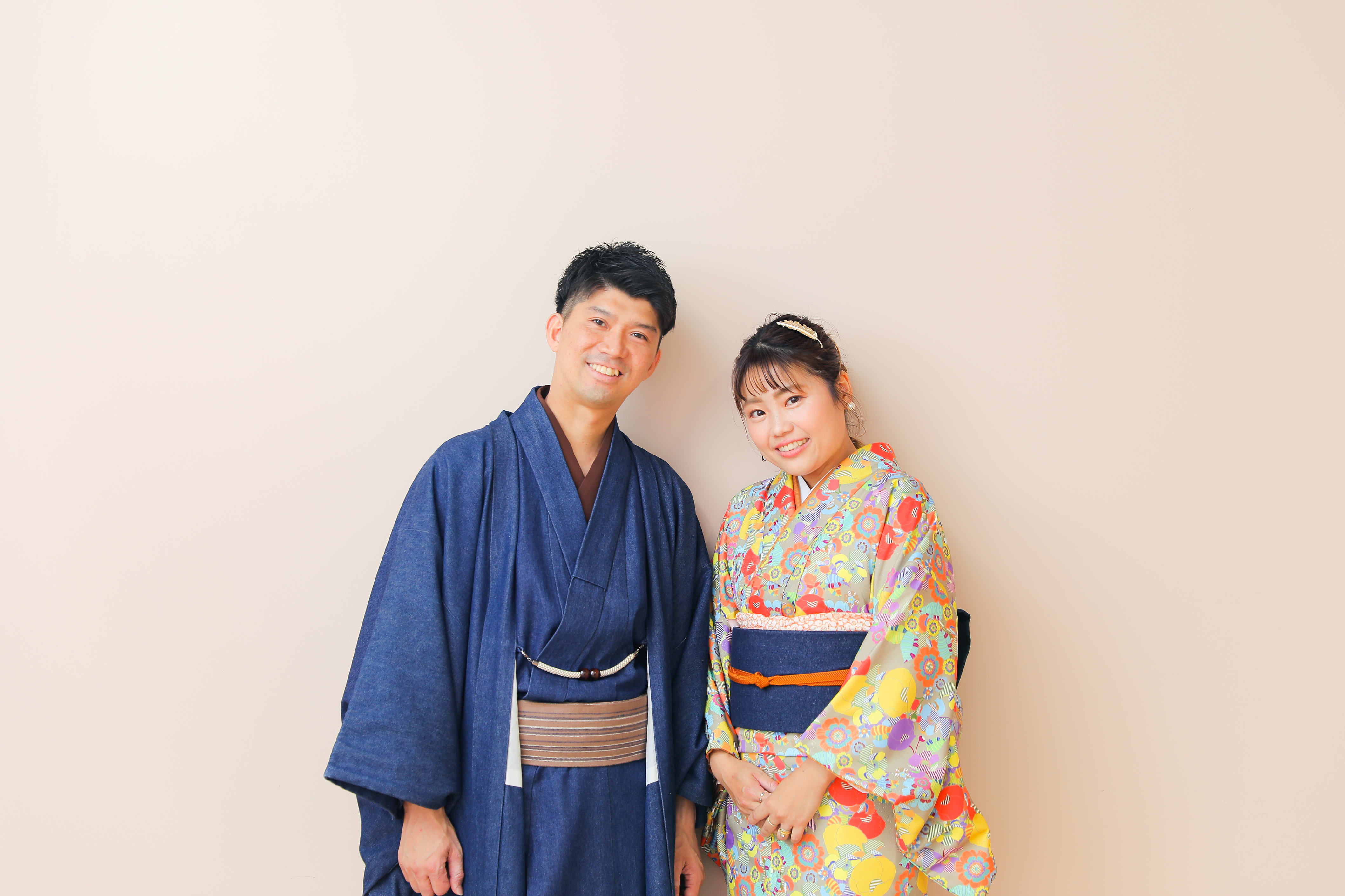 七五三　着物　両親　パパ　ママ