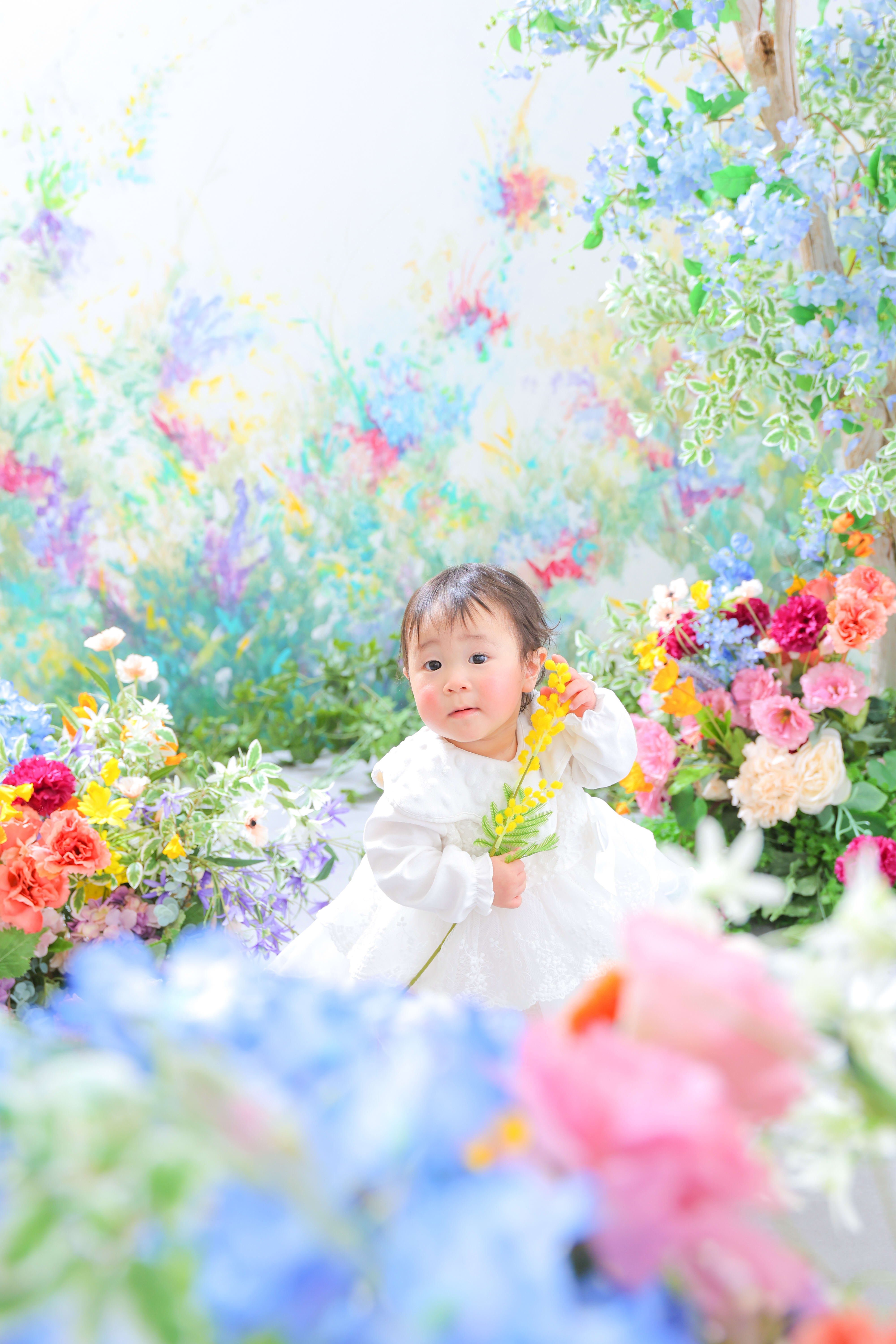 1歳女の子　1歳誕生日