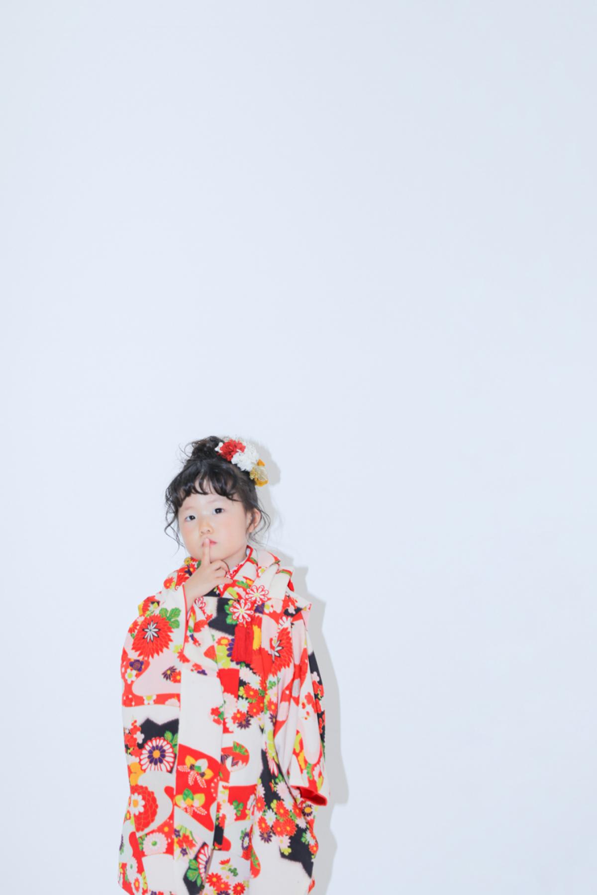 七五三　女の子　着物　キッズ写真 　ハピスタ