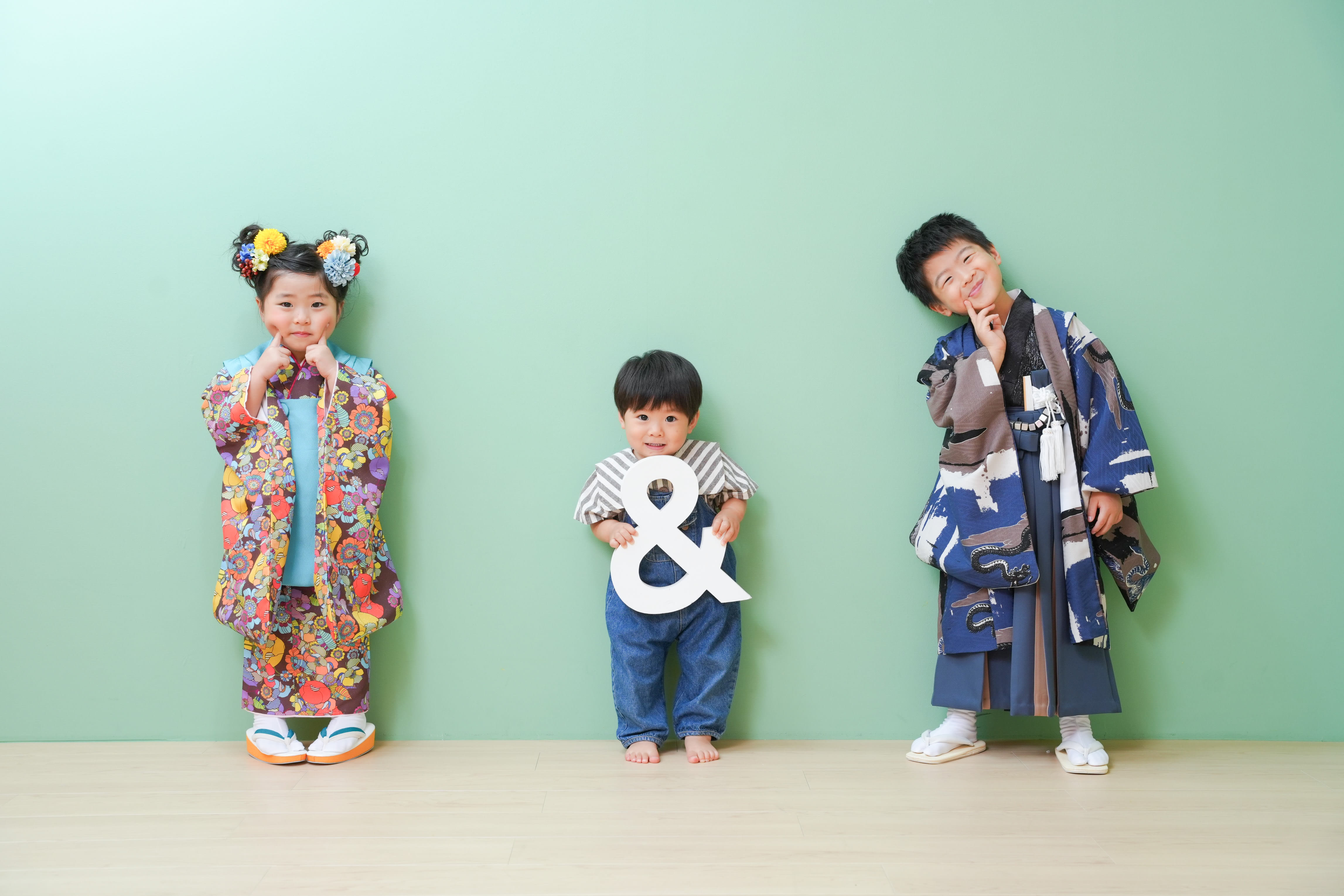七五三　3歳　女の子　5歳　男の子